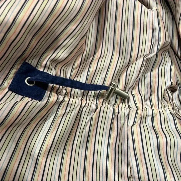 London Fog soft hooded jacket with zip pockets waist cinched tie ❤️ - Picture 13 of 16